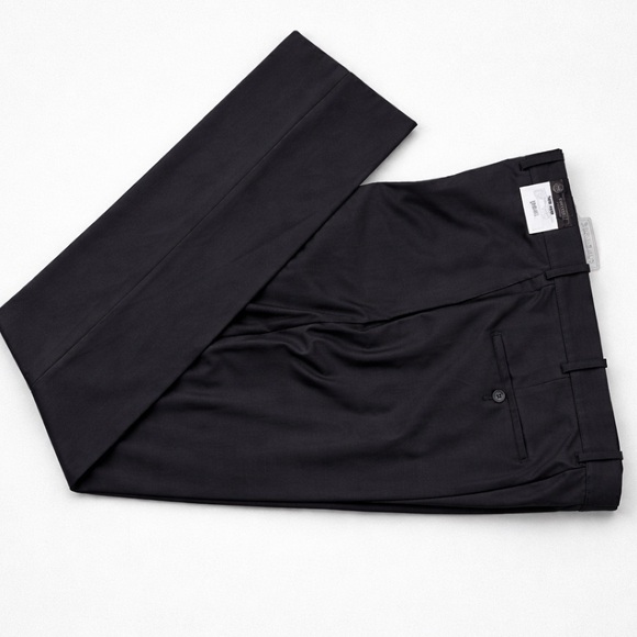 caravelli collezione Other - Caravelli Collezione Black Flat Front Dress Pants 48/38 NWT